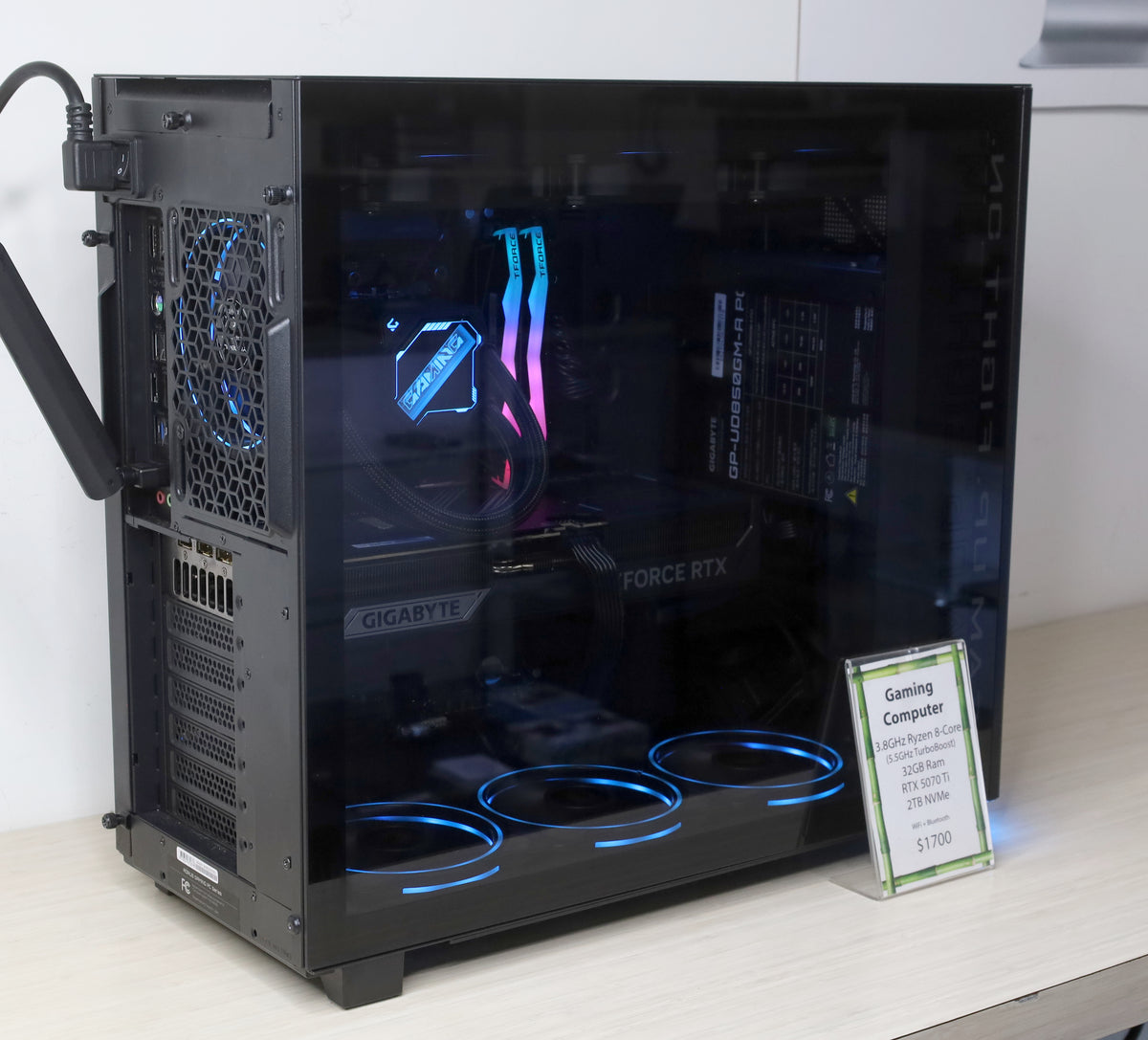 Gaming PC - 3.8GHz Ryzen, RTX 5070 Ti, 32GB Ram, 2TB NVMe