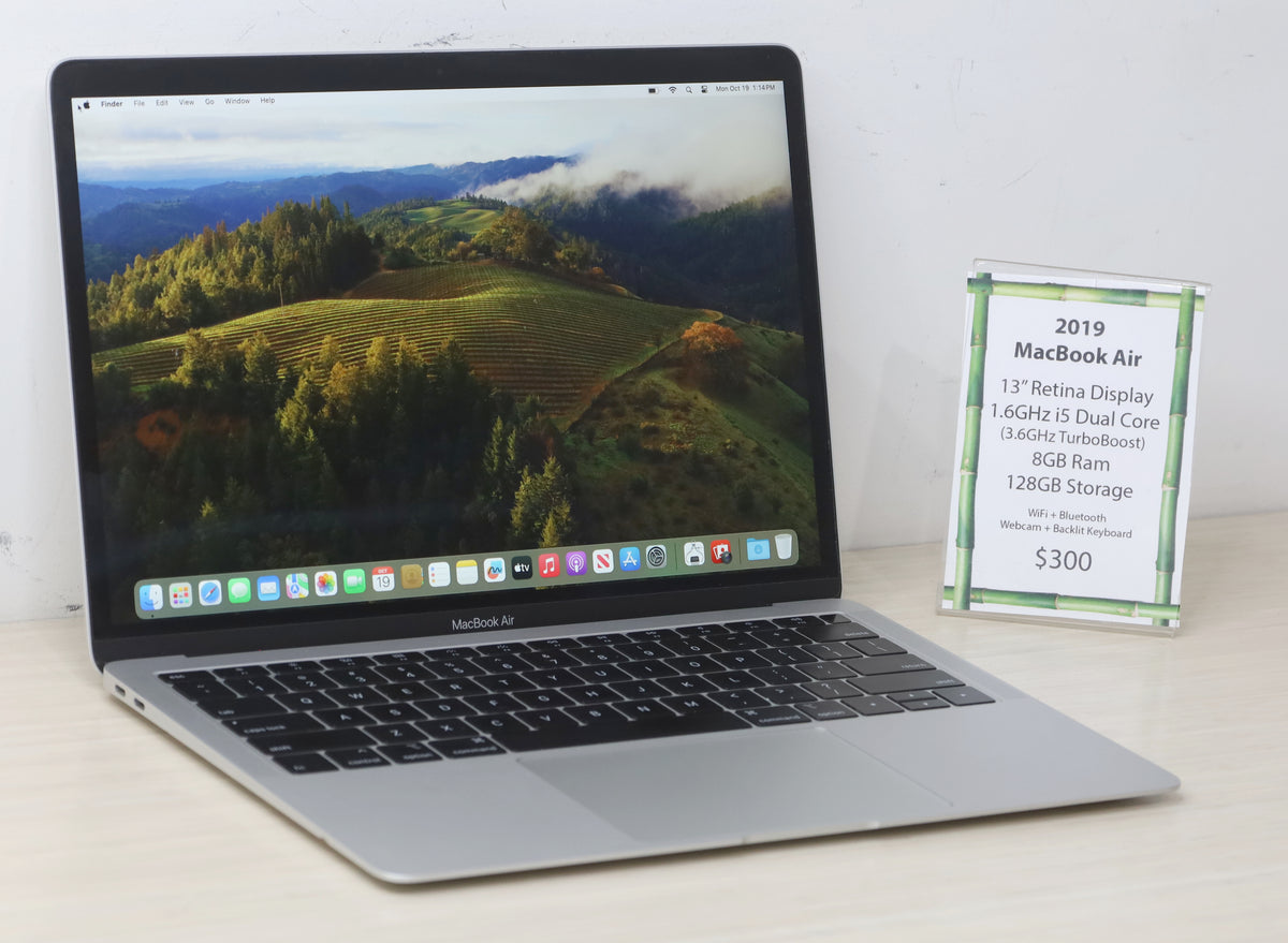 2019 MacBook Air - 13" Retina Display, 1.6GHz i5, 8GB Ram, 128GB Storage