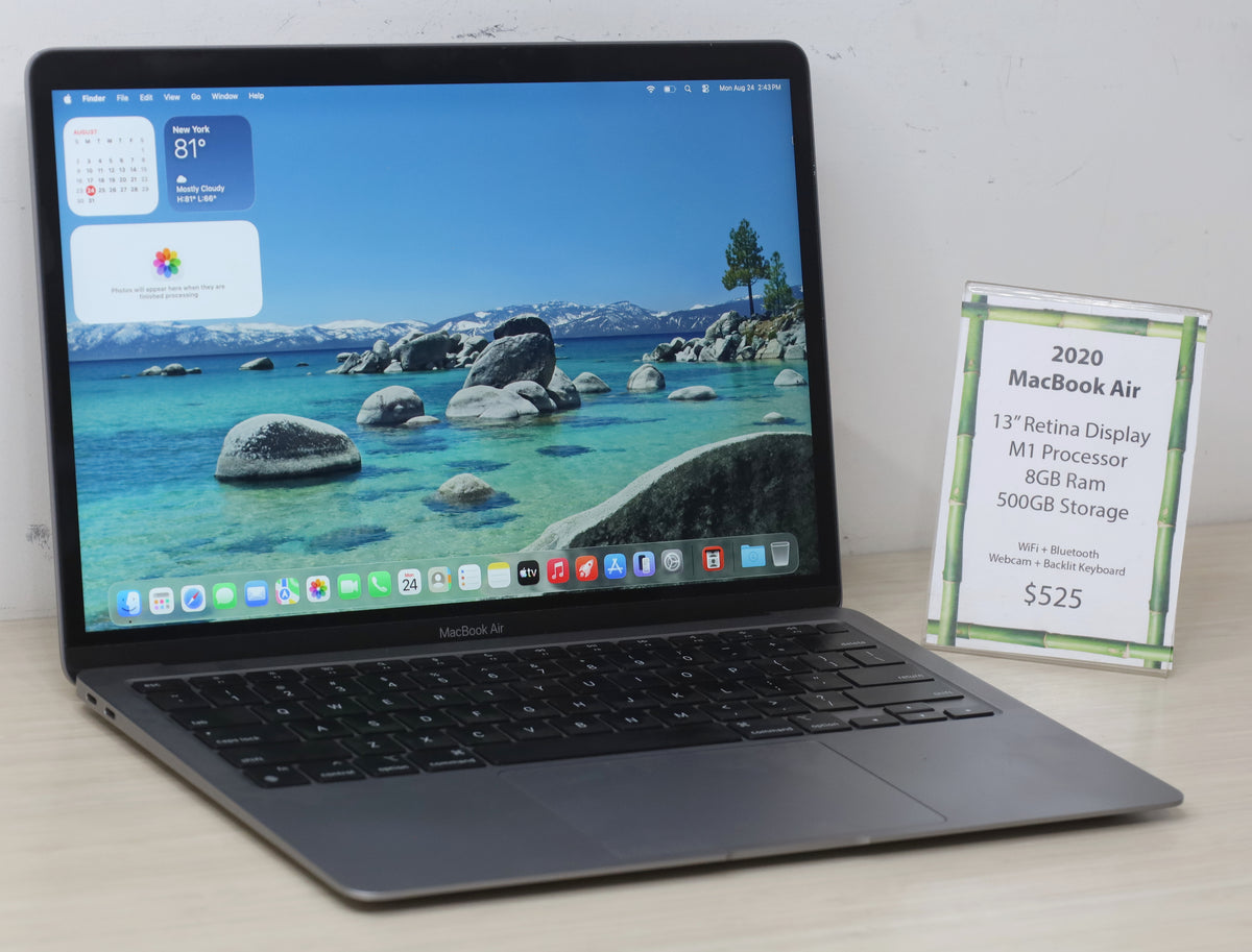 2020 MacBook Air - 13" Retina Display, M1 Processor, 8GB, 500GB Storage