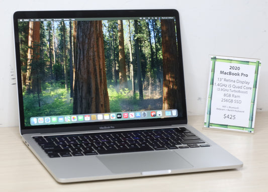 2020 MacBook Pro - 13" Retina Display, 1.4GHz i5, 8GB Ram, 256GB Storage