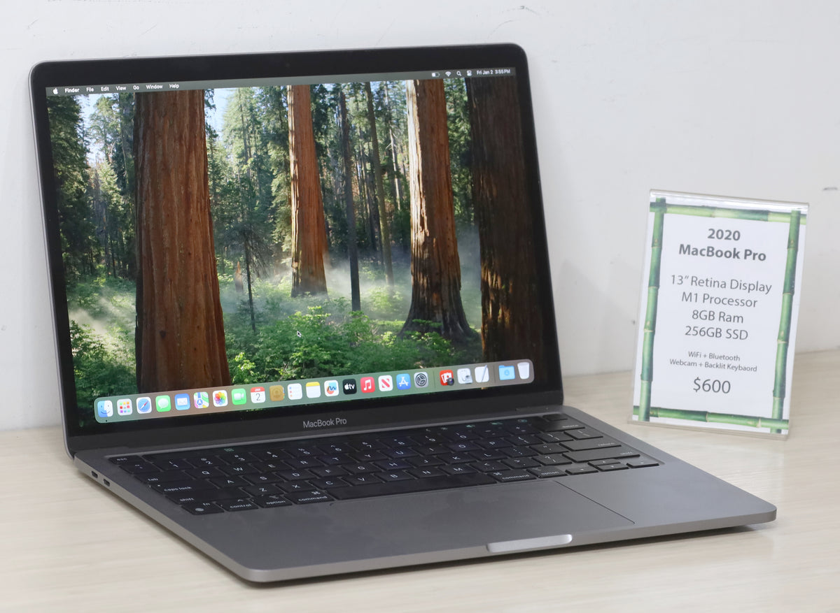 2020 MacBook Pro - 13" Retina Display, M1 Processor, 8GB Ram, 256GB Storage