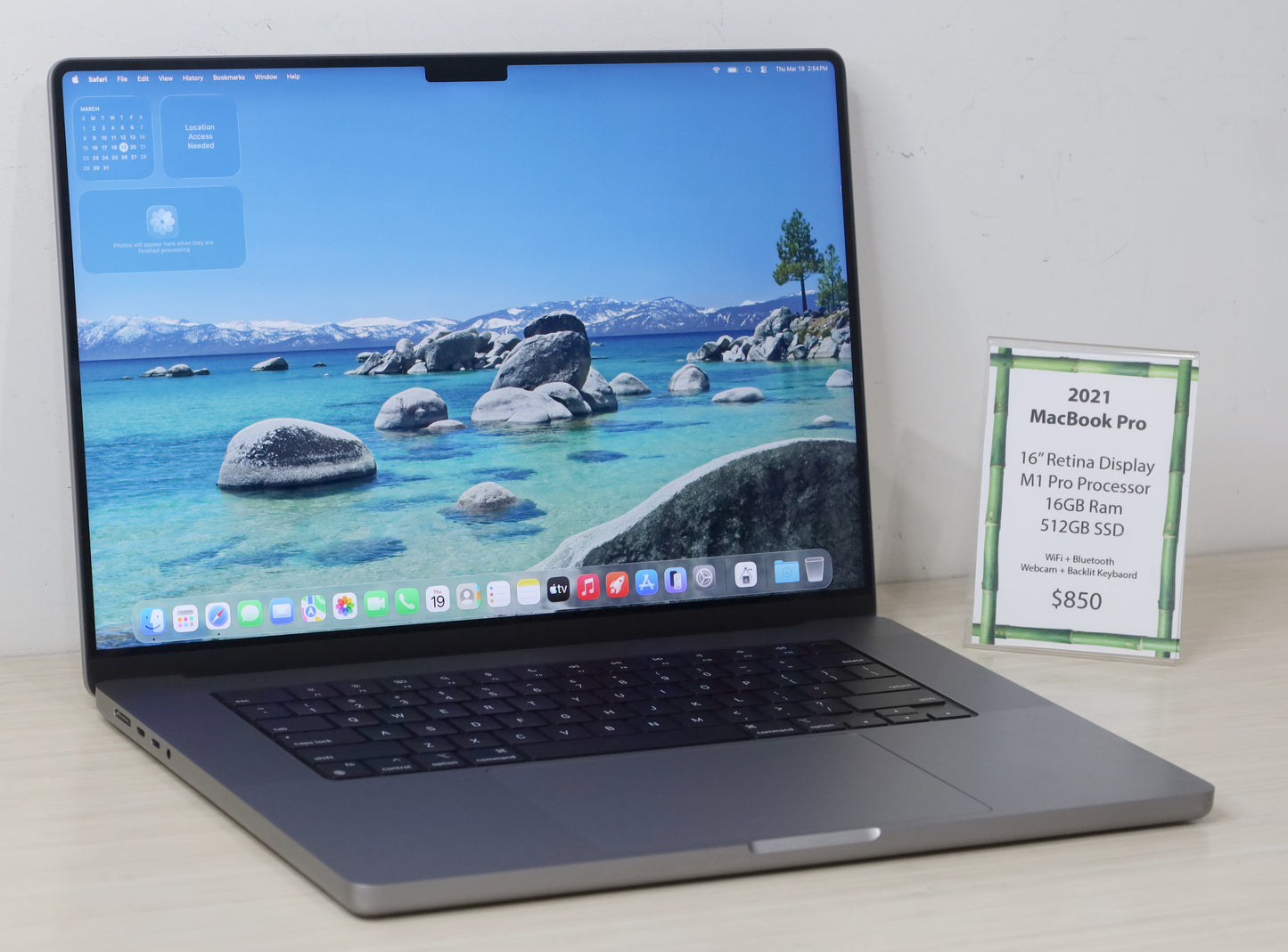 2021 MacBook Pro - 16" Retina Display, M1 Pro Processor, 16GB, 512GB SSD