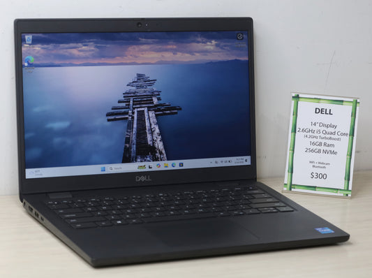 Dell Laptop - 14" Display, 2.6Ghz i5, 16GB Ram, 256GB SSD