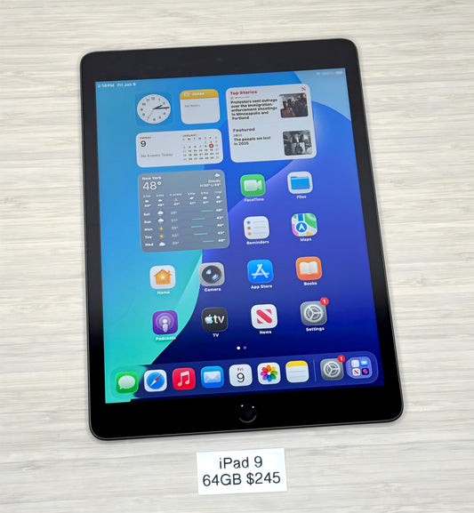 Apple iPad 9th Generation 64GB WiFi